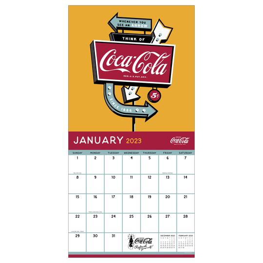 2023 Coca Cola Highway 66 Wall Calendar Wall Calendars Michaels